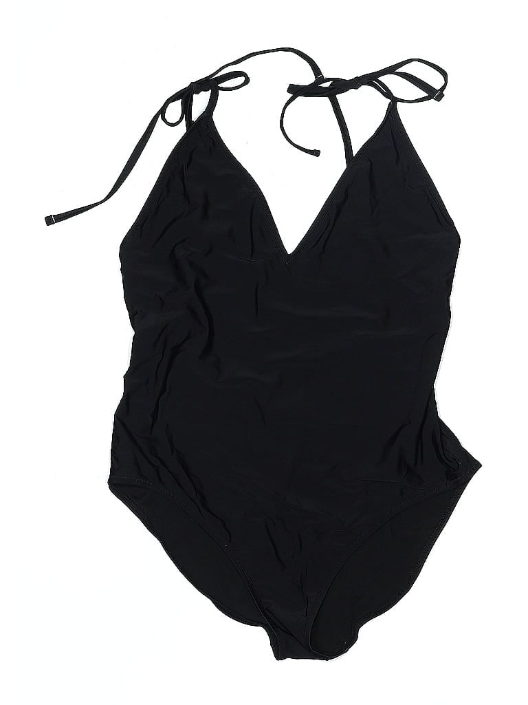 Pre-owned Aerie One Piece Swimsuit In Black