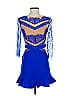Three Floor 100% Polyamide Blue Cocktail Dress Size 4 - photo 1