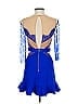 Three Floor 100% Polyamide Blue Cocktail Dress Size 4 - photo 2