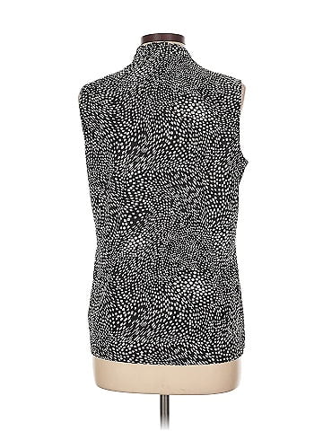 Anne Klein Sleeveless Button-Down Shirt (view 2)