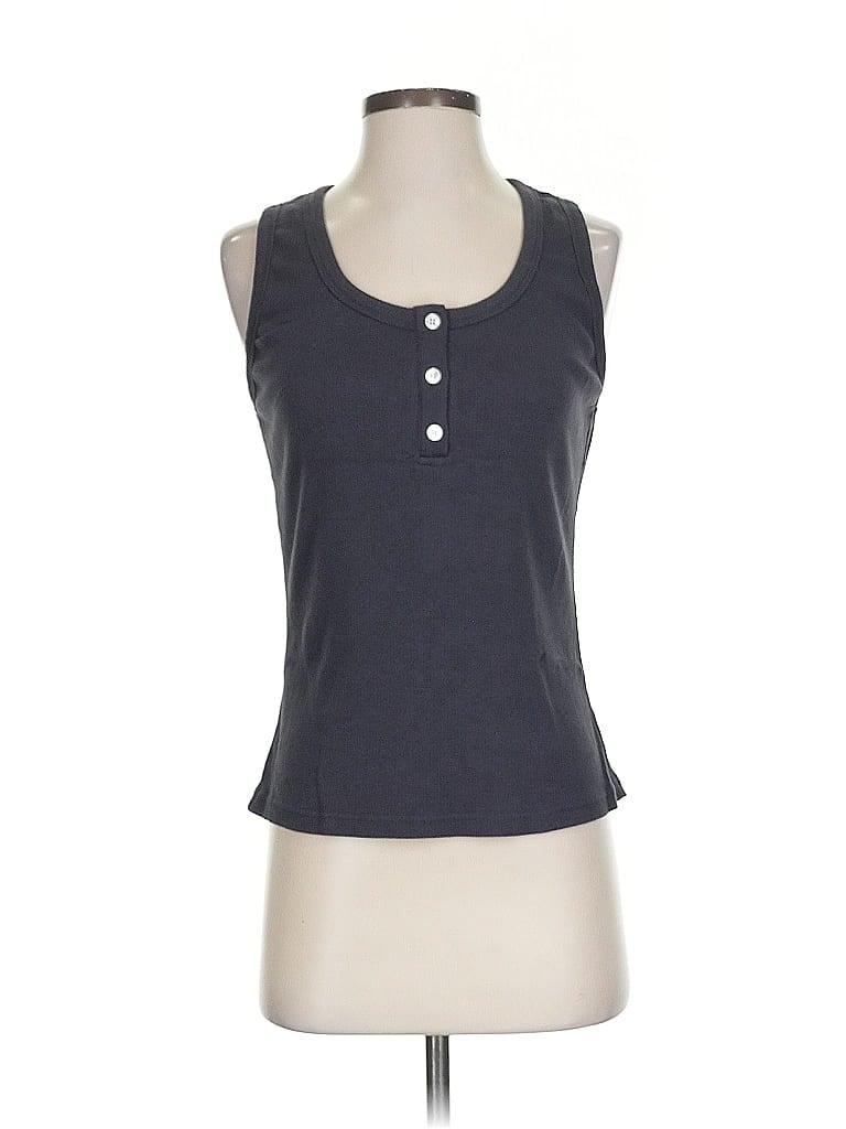 Pre-owned Unbranded Tank Top Black Halter Neckline Tops
