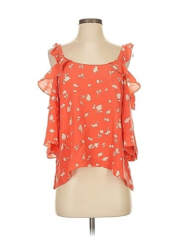 Shoshanna 3/4 Sleeve Silk Top (view 1)