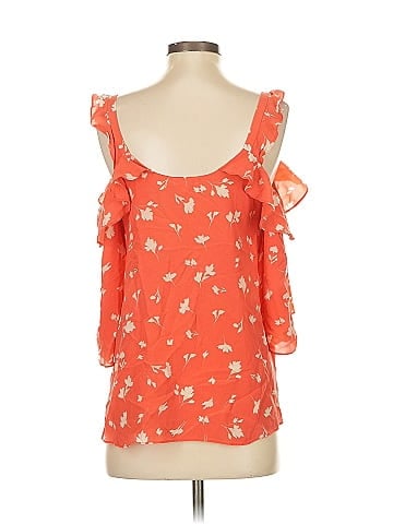 Shoshanna 3/4 Sleeve Silk Top (view 2)