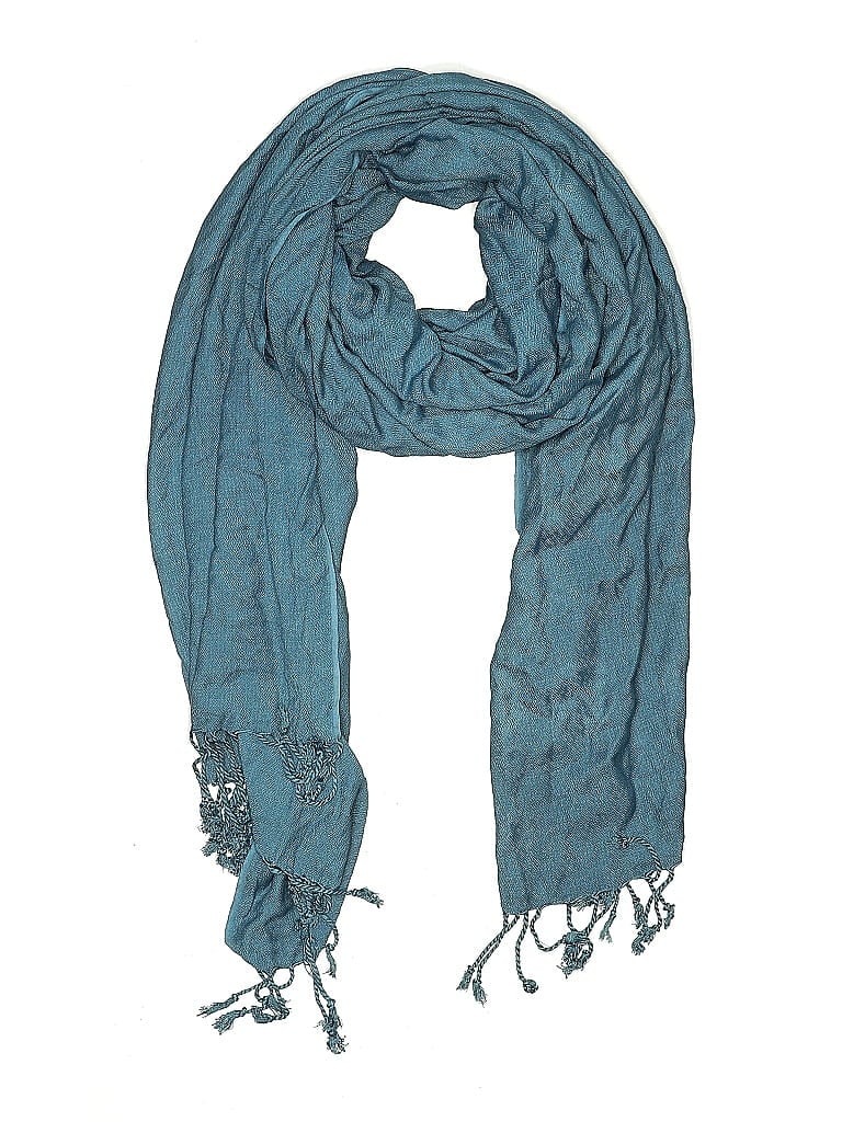 Pre-owned Unbranded Scarf In Blue