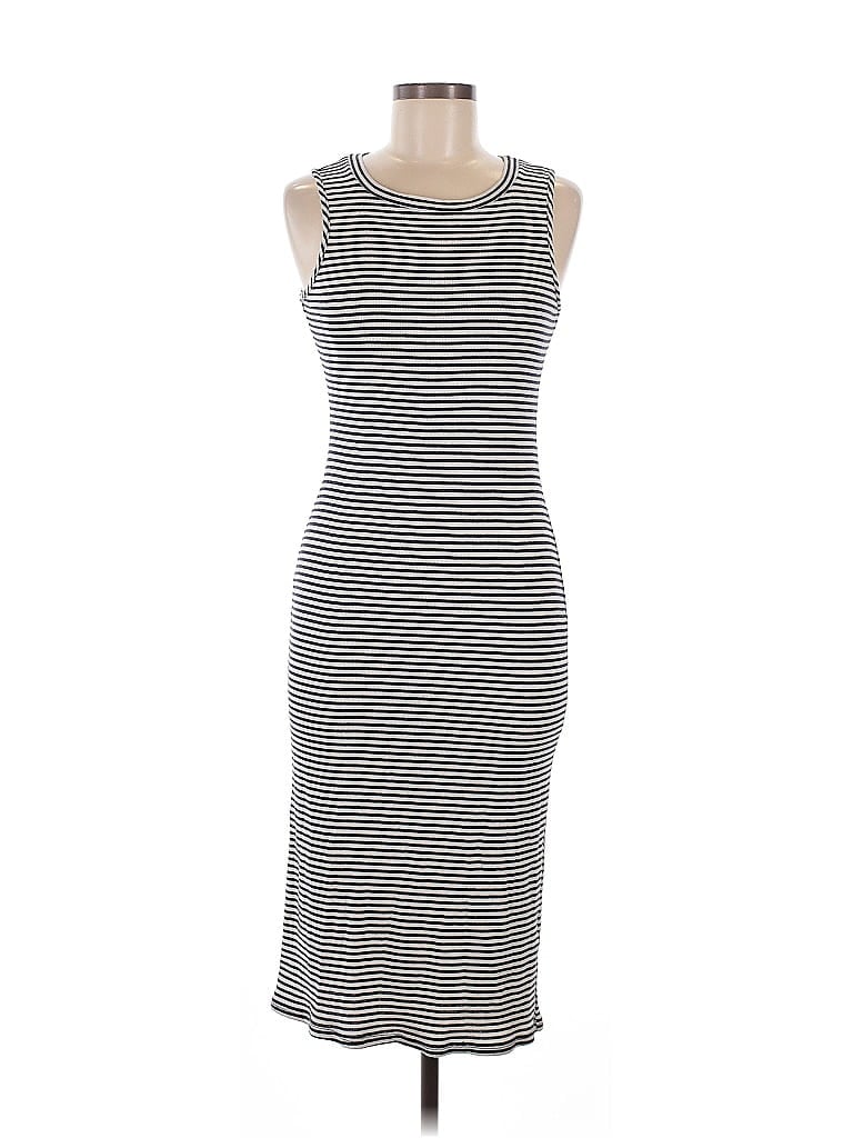 Pre-owned Monteau Casual Dress In White