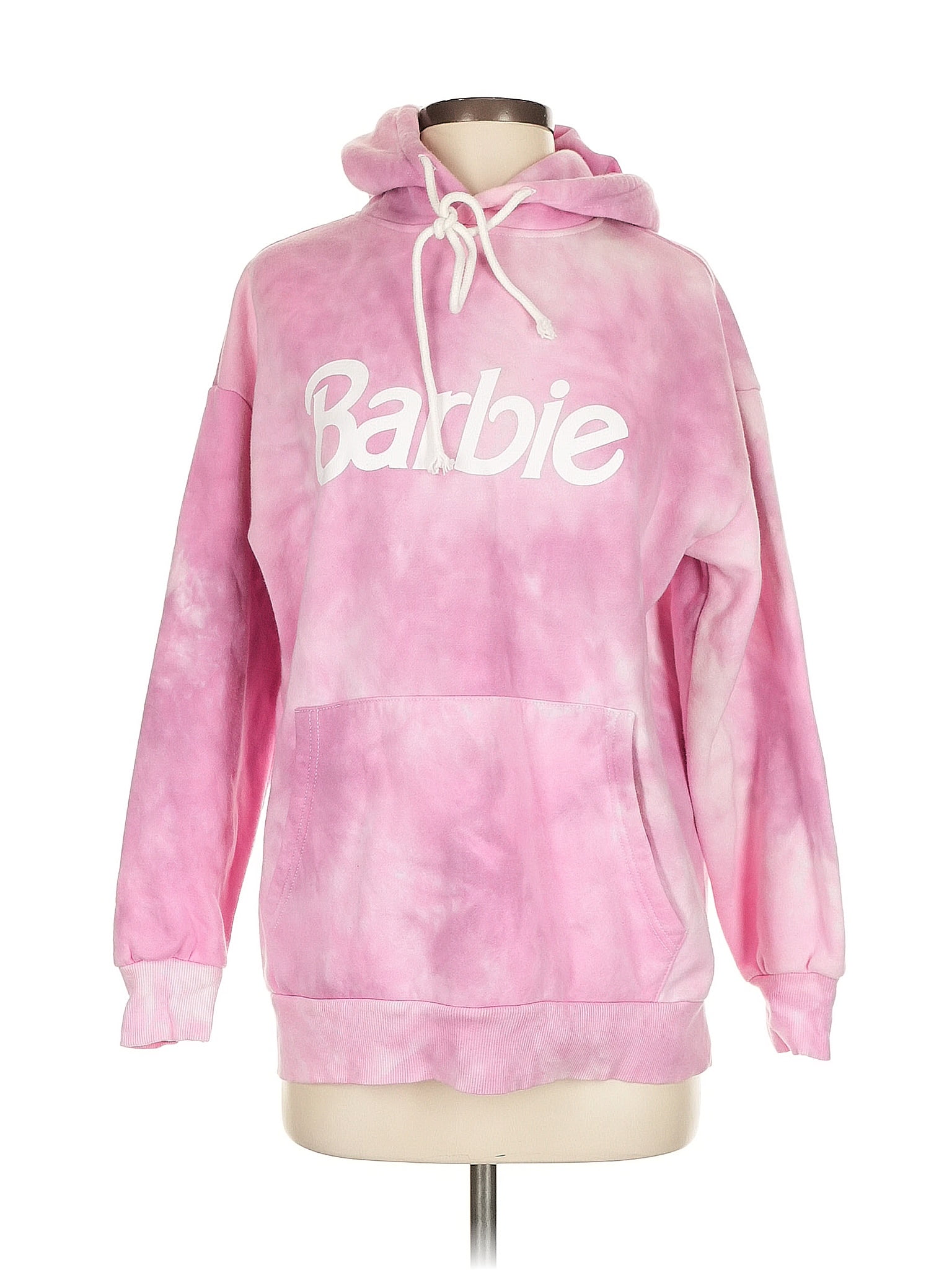 Barbie Pink Pullover Hoodie Size S