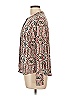 Unbranded Paisley Brown Long Sleeve Blouse Size L - photo 5