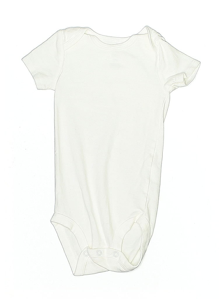 Click to view more detailed imagery on our partner's website Pre-owned Just One You Made By Carter's Babies' Short Sleeve Onesie In White
