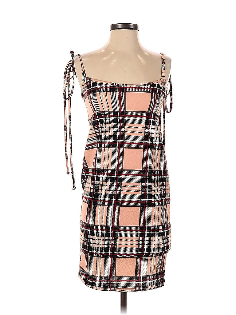 Pre-owned Shein Casual Dress In Brown