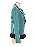 Piazza Sempione Chevron-herringbone Teal Blazer Size M (estimated) - photo 4