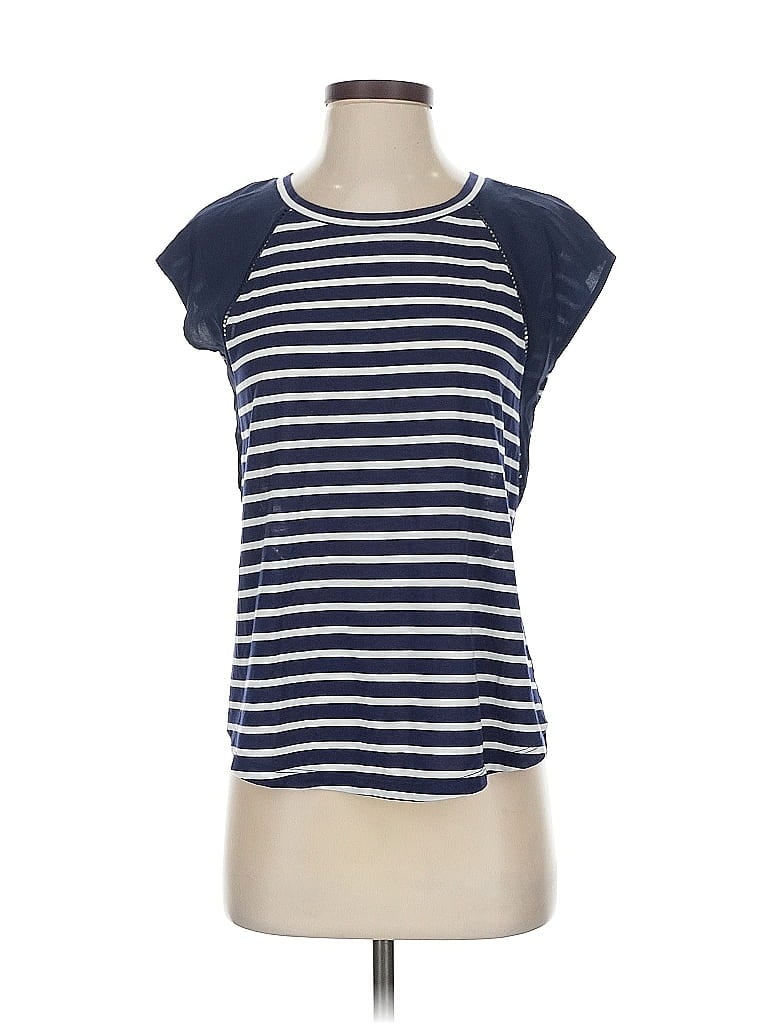 Pre-owned Maison Jules Short Sleeve T-shirt In Blue