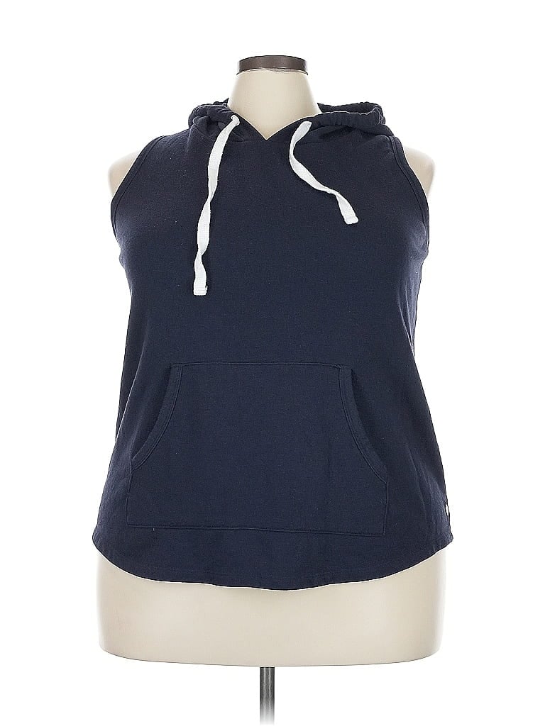 Pre-owned Livi Pullover Hoodie In Blue