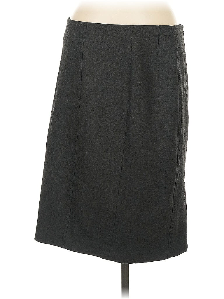 Pre-owned Ann Taylor Loft Formal Skirt In Gray