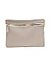 India Hicks Gray Tan Leather Clutch One size - photo 1