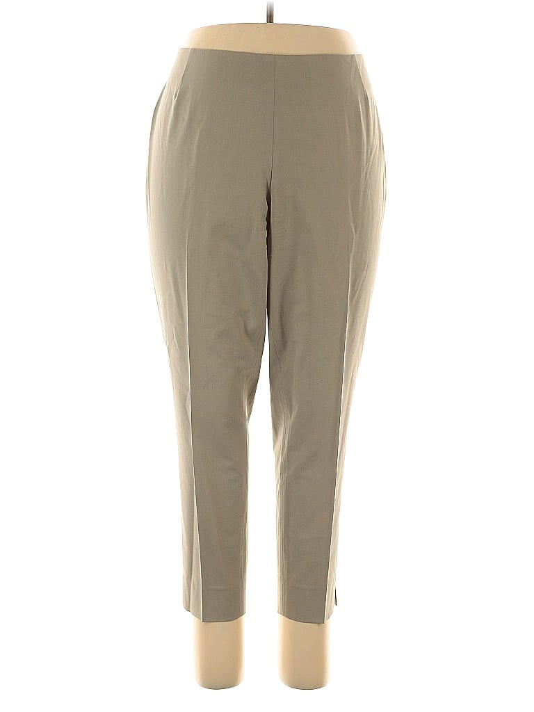 Pre-owned Lafayette 148 Wool Pants In Brown