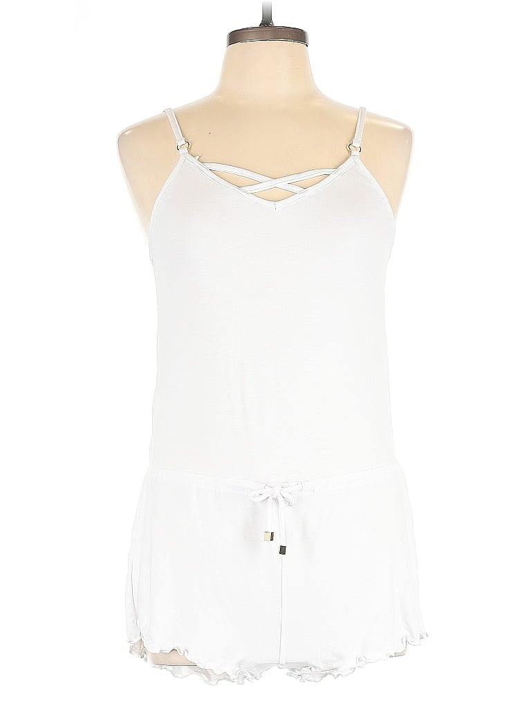 California Waves Romper In White