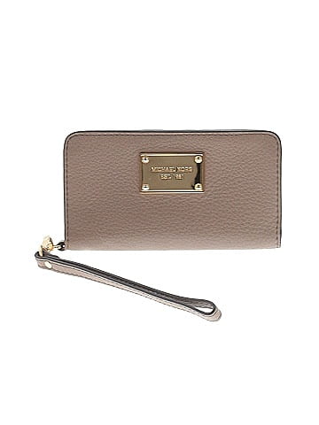 MICHAEL Michael Kors Leather Wristlet (view 2)