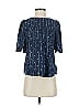 ICONS Objects of Devotion Blue Short Sleeve Blouse Size S - photo 1