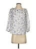 Vince Camuto Blue 3/4 Sleeve Blouse Size XXS - photo 1