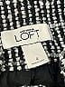 Ann Taylor LOFT Houndstooth Gray Black Jacket Size 4 - photo 6