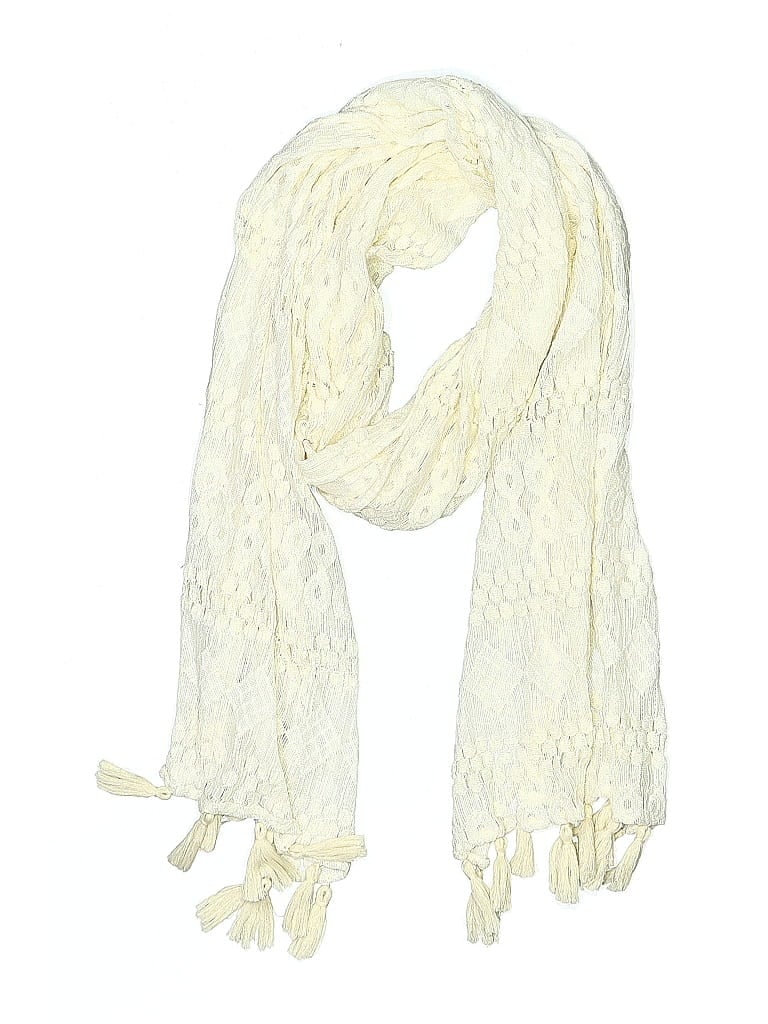 Pre-owned Unbranded Scarf In White