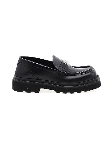 Dolce & Gabbana Leather Logo-plaque Loafers (view 1)