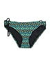 Mossimo Chevron-herringbone Teal Swimsuit Bottoms Size L - photo 1