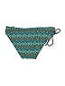 Mossimo Chevron-herringbone Teal Swimsuit Bottoms Size L - photo 2