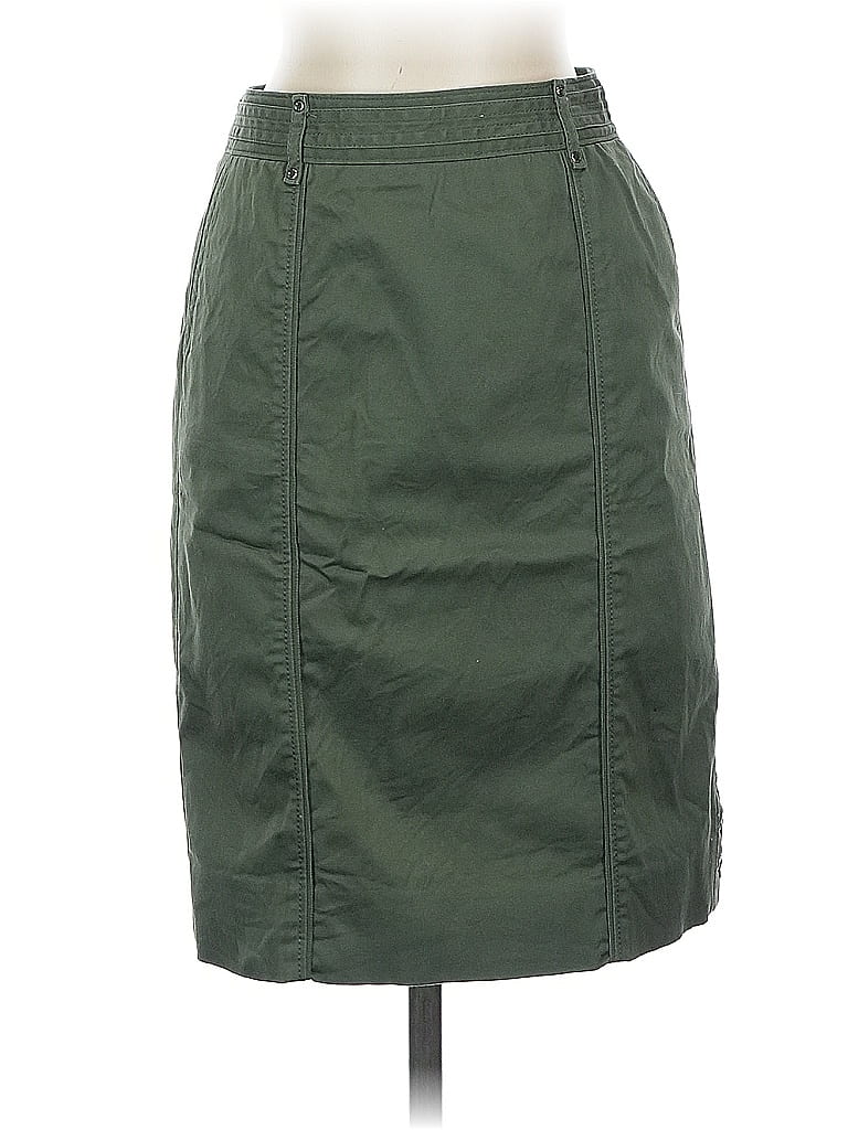 Pre-owned White House Black Market Casual Skirt In Green