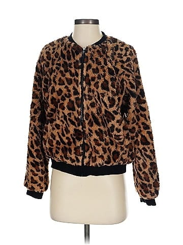 Mustard Seed Faux Fur Jacket (view 1)