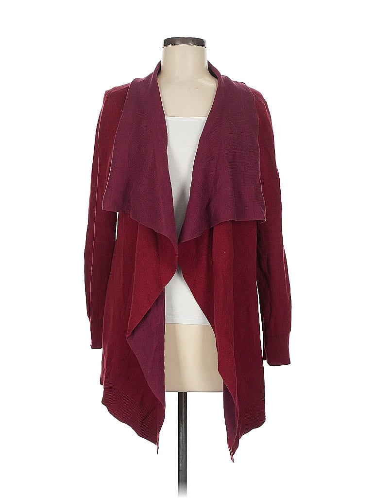 Click to view more detailed imagery on our partner's website Pre-owned Cabi Cardigan Sweater In Burgundy