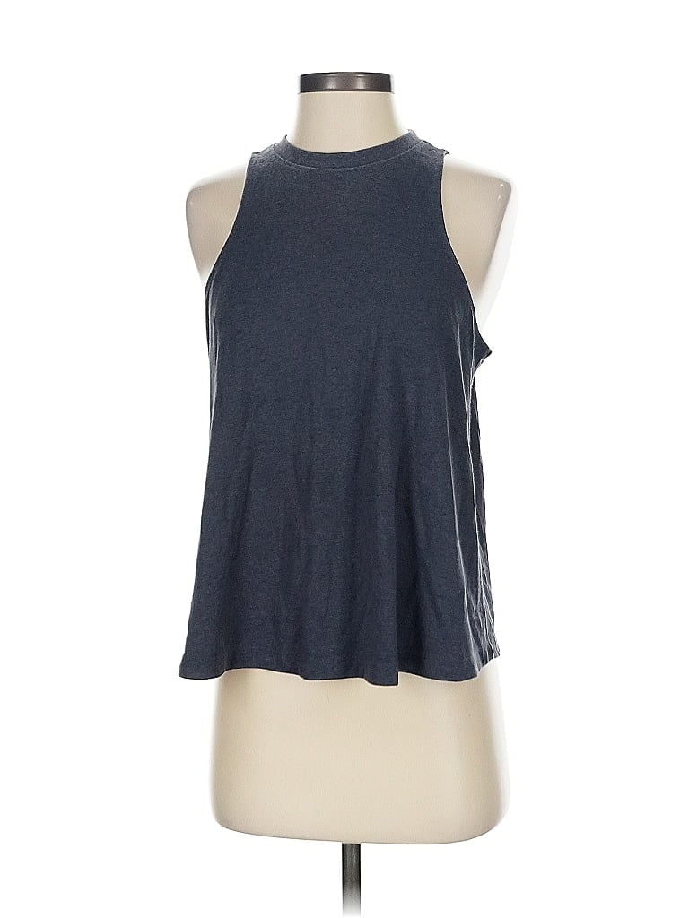 Pre-owned Ann Taylor Loft Outlet Tank Top Gray Halter Neckline Tops