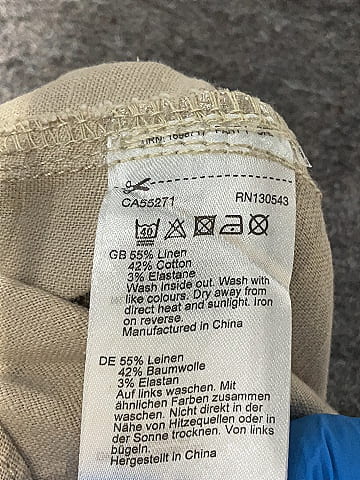 Long Elegant Legs Tan Linen Pants Size 12
