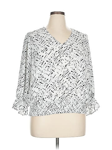Philosophy Republic Clothing 3/4 Sleeve Blouse (view 1)