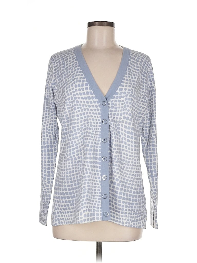 ISAAC MIZRAHI LIVE Pre-owned Cardigan Sweater In Silver