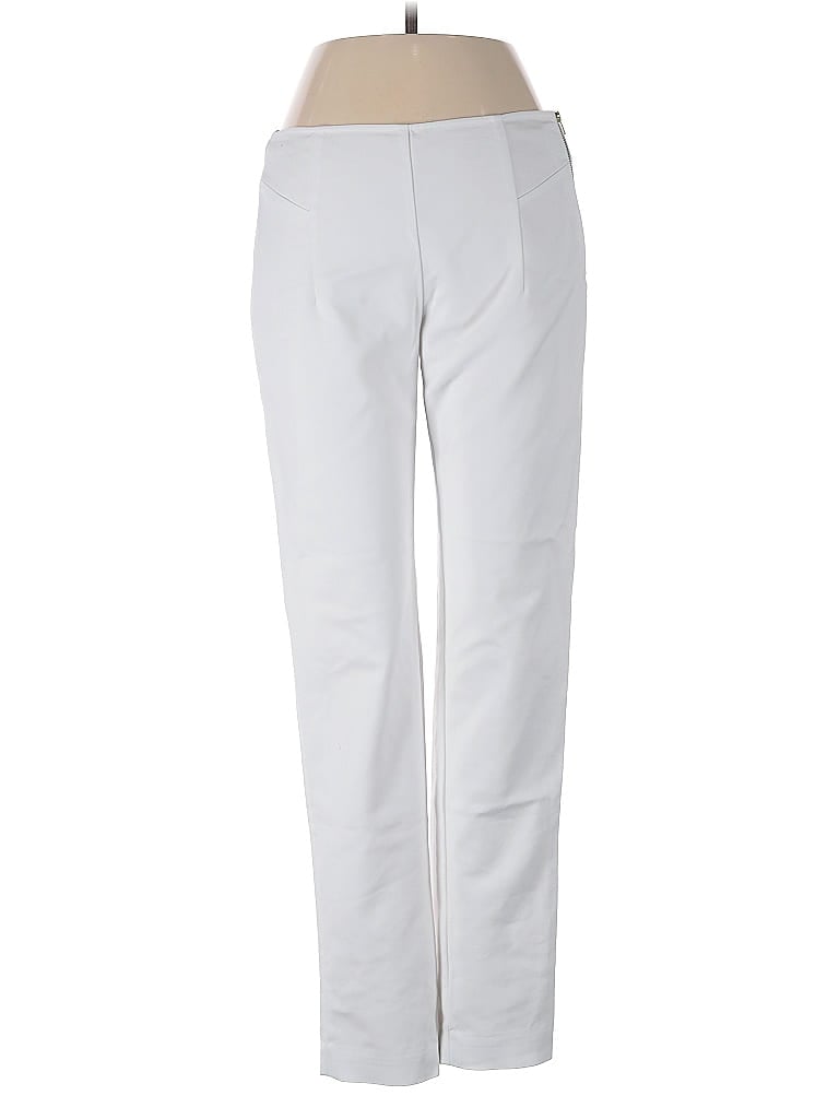 Pre-owned Black Saks Fifth Avenue Active Pants In White