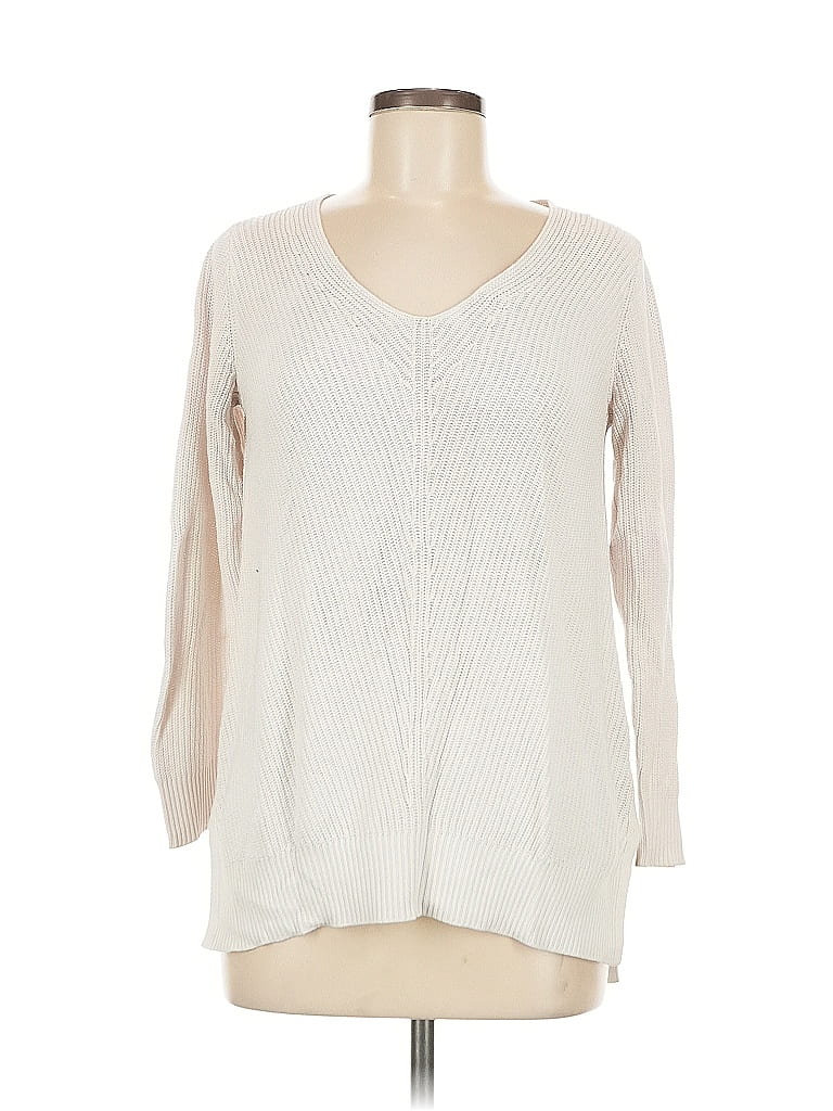Pre-owned Old Navy Pullover Sweater In White