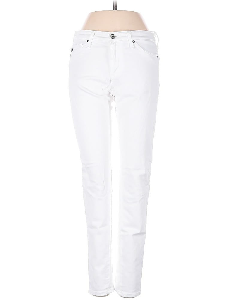 Pre-owned Adriano Goldschmied Jeans In White