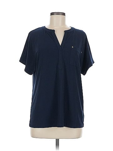 Anne Klein Short Sleeve Blouse (view 1)