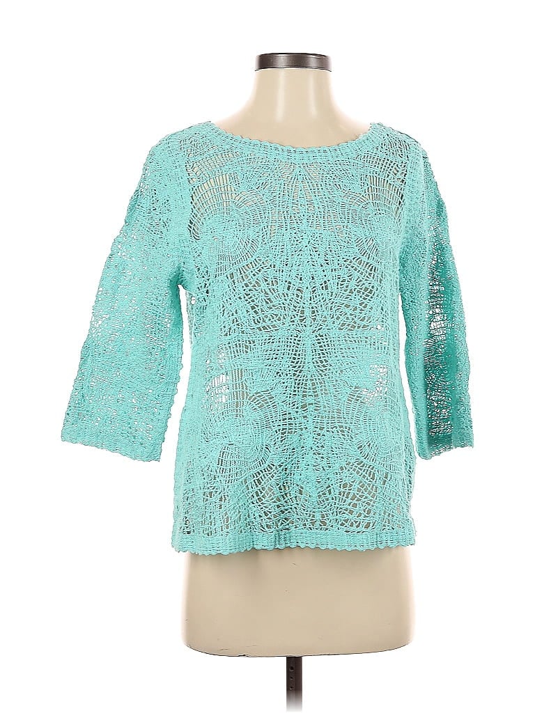 Pre-owned Soft Surroundings Pullover Sweater In Blue