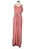 Chriselle X J.O.A Chevron-herringbone Pink Jumpsuit Size S - photo 1