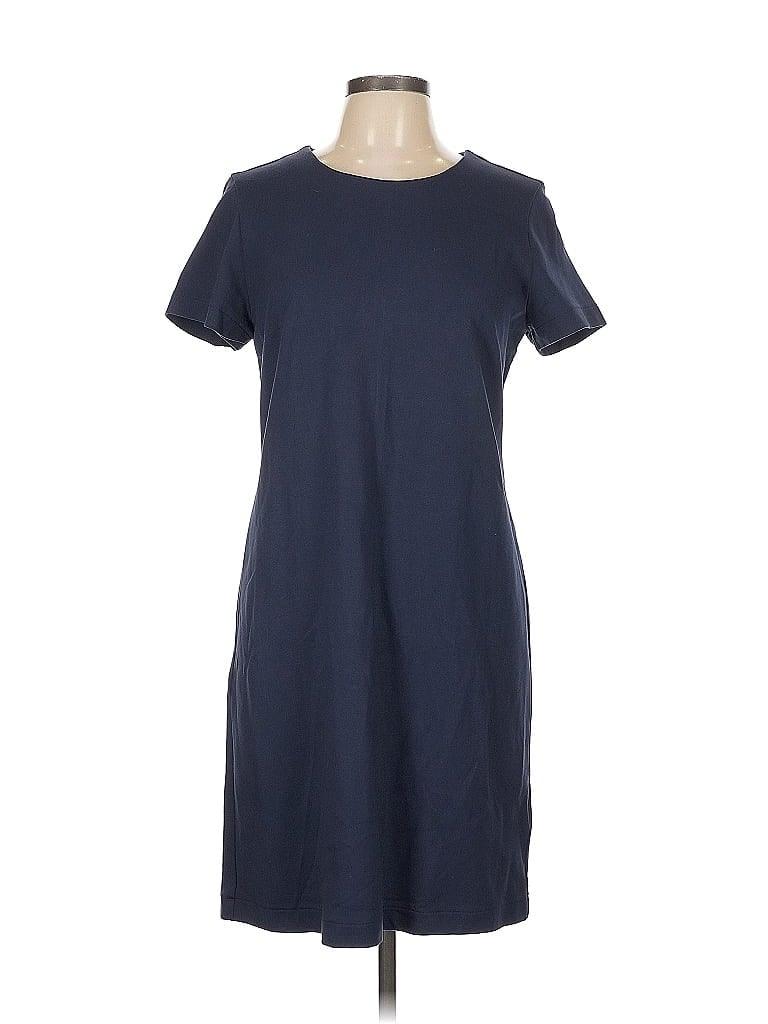 Pre-owned J.crew Factory Store Casual Dress In Blue