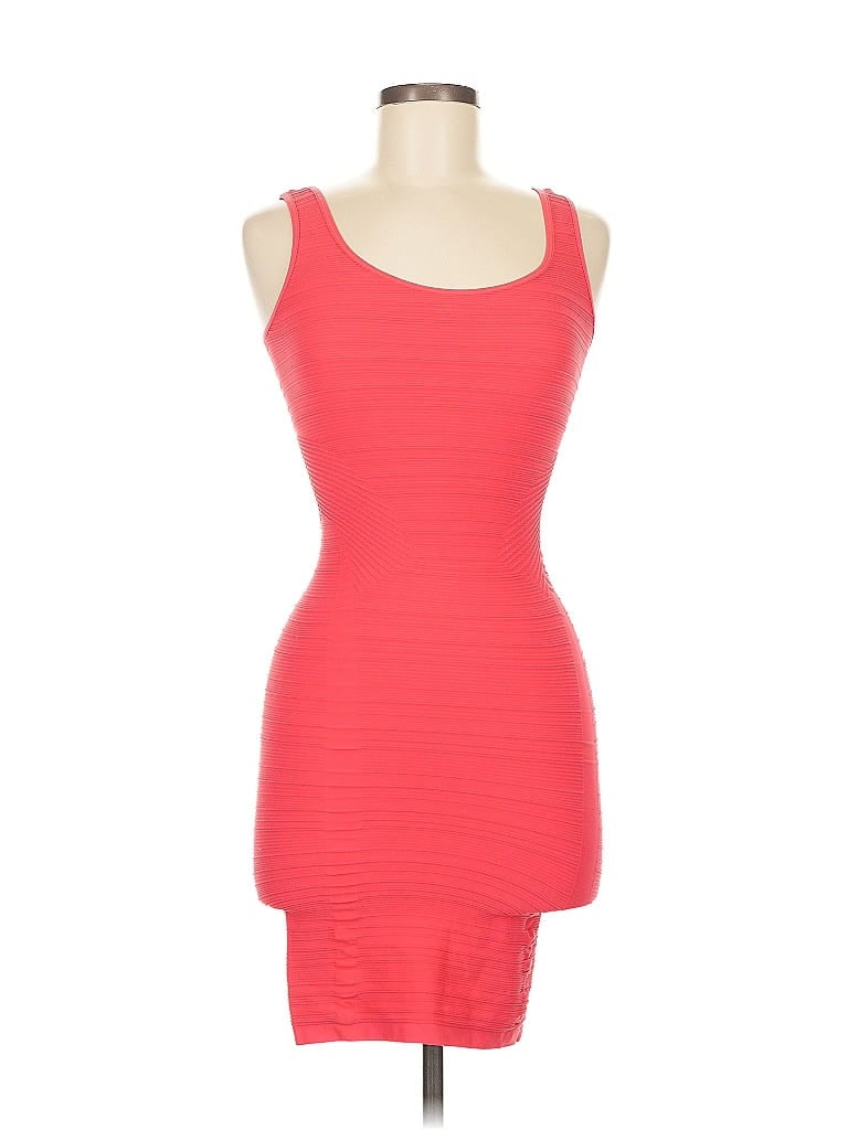 Pre-owned Bebe Cocktail Dress In Red