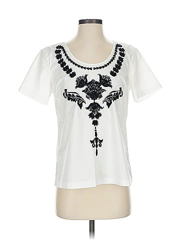 Marchesa Voyage Short Sleeve Blouse (view 1)