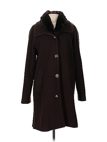 Dennis Basso Wool Coat (view 1)