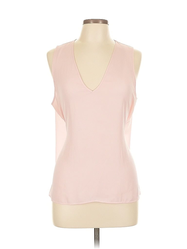 Pre-owned Express Sleeveless Top Pink V Neck Tops