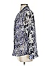 Simply Vera Vera Wang Print Silver Long Sleeve Blouse Size S - photo 5