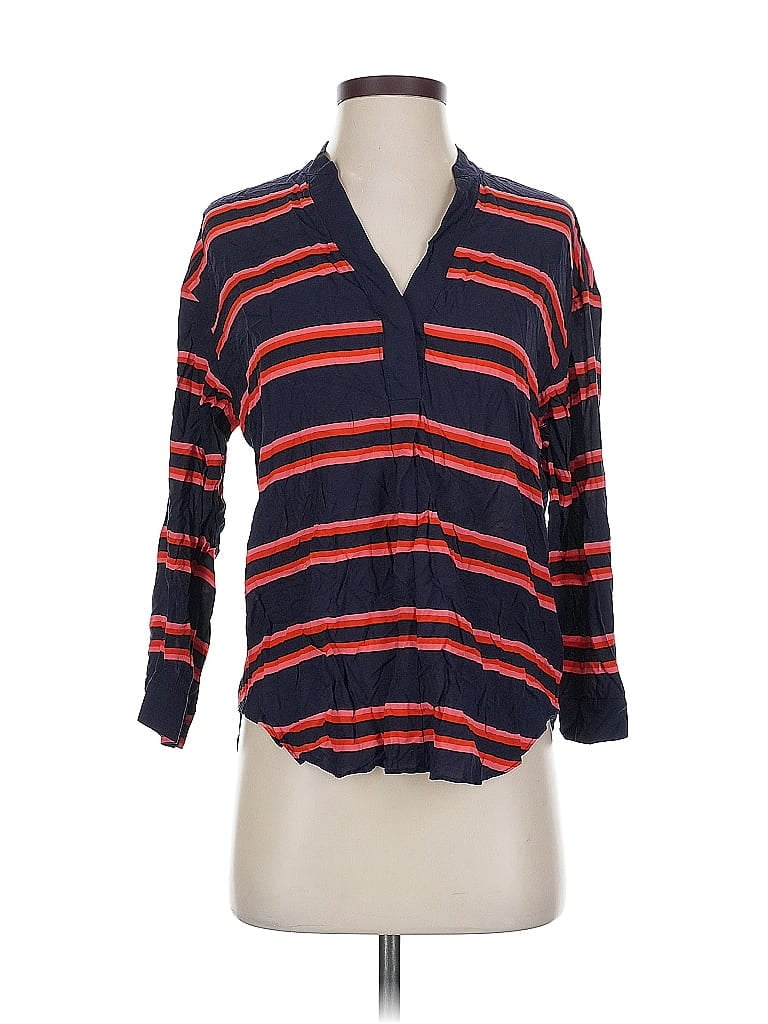 GAP Pre-owned 3/4 Sleeve Blouse In Blue