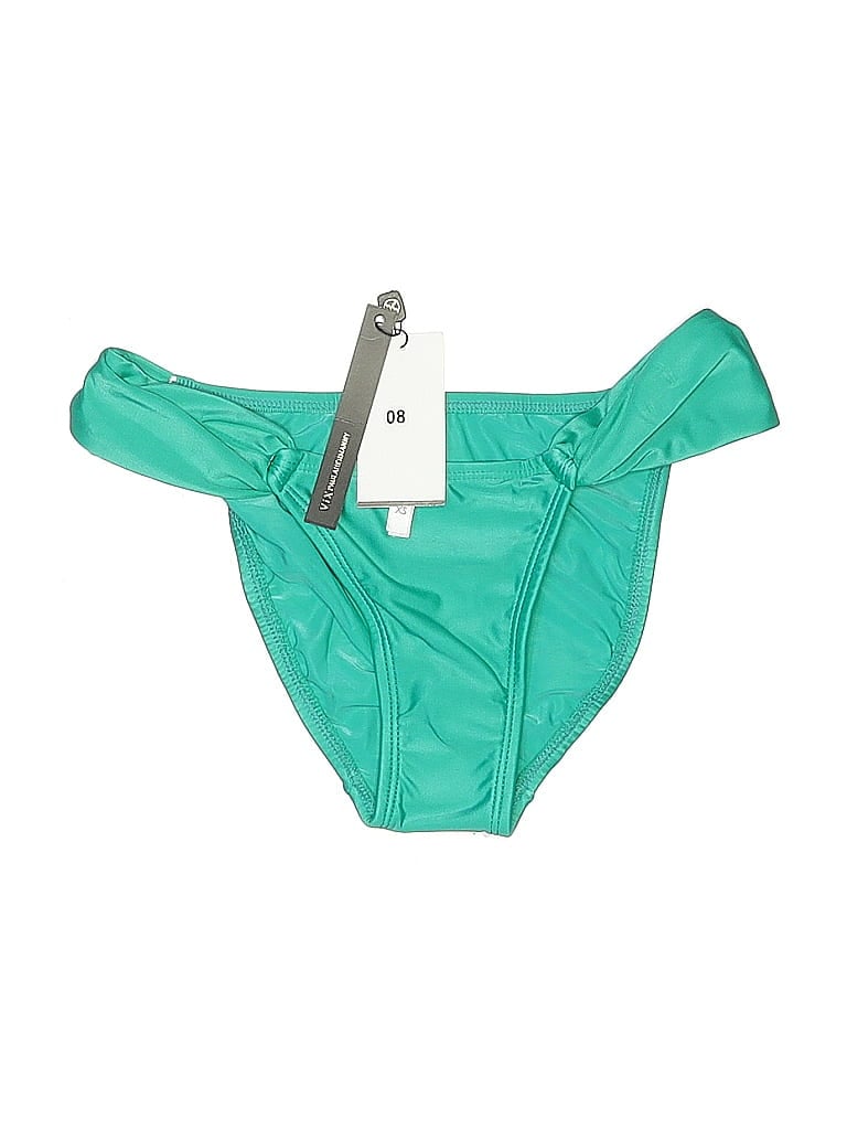 Pre-owned Vix By Paula Hermanny Swimsuit Bottoms In Green