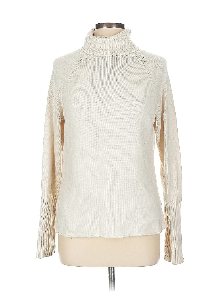 Pre-owned The Limited Turtleneck Sweater In White